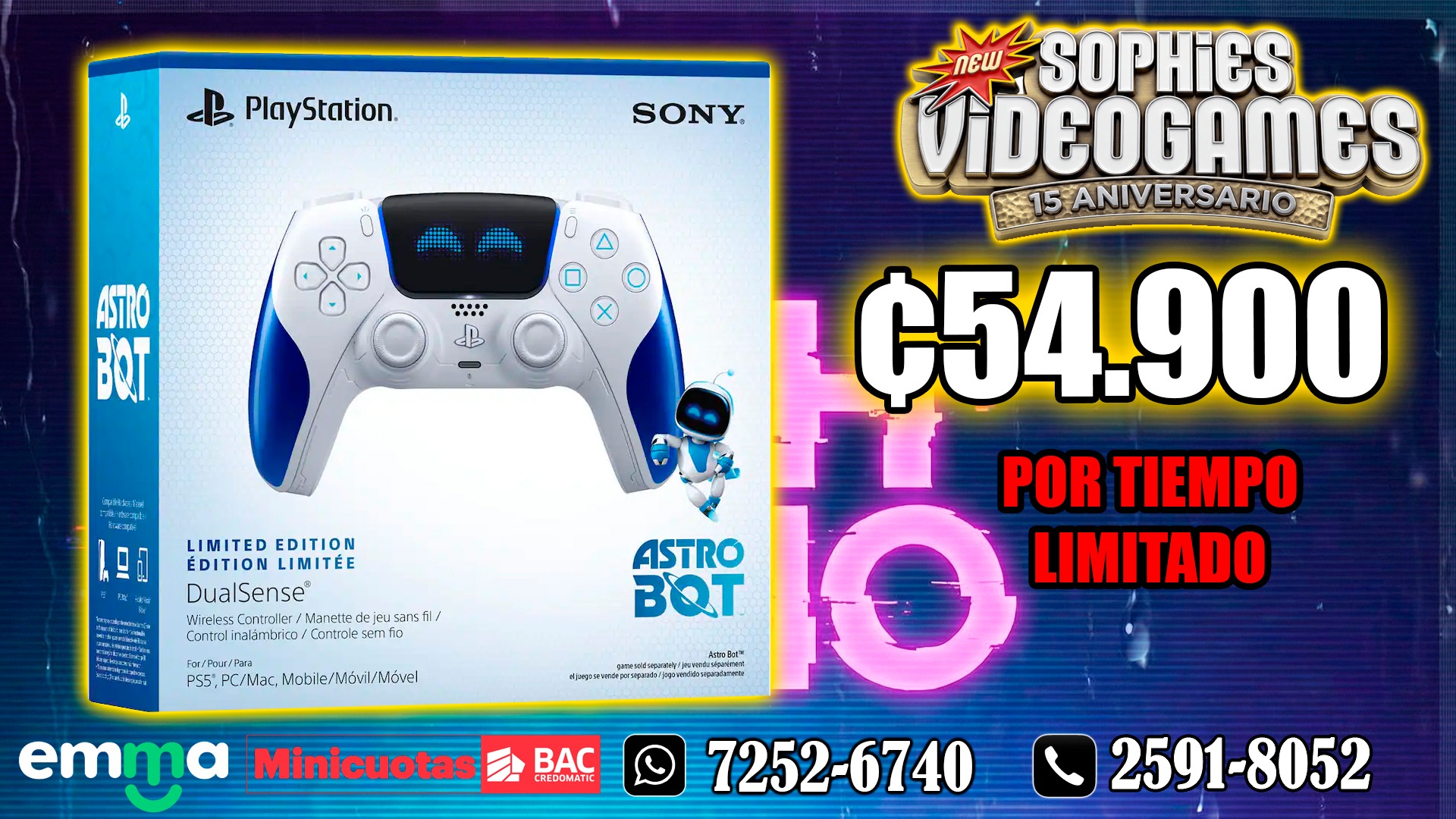 DualSense PS5 — Astro Bot Limited Edition