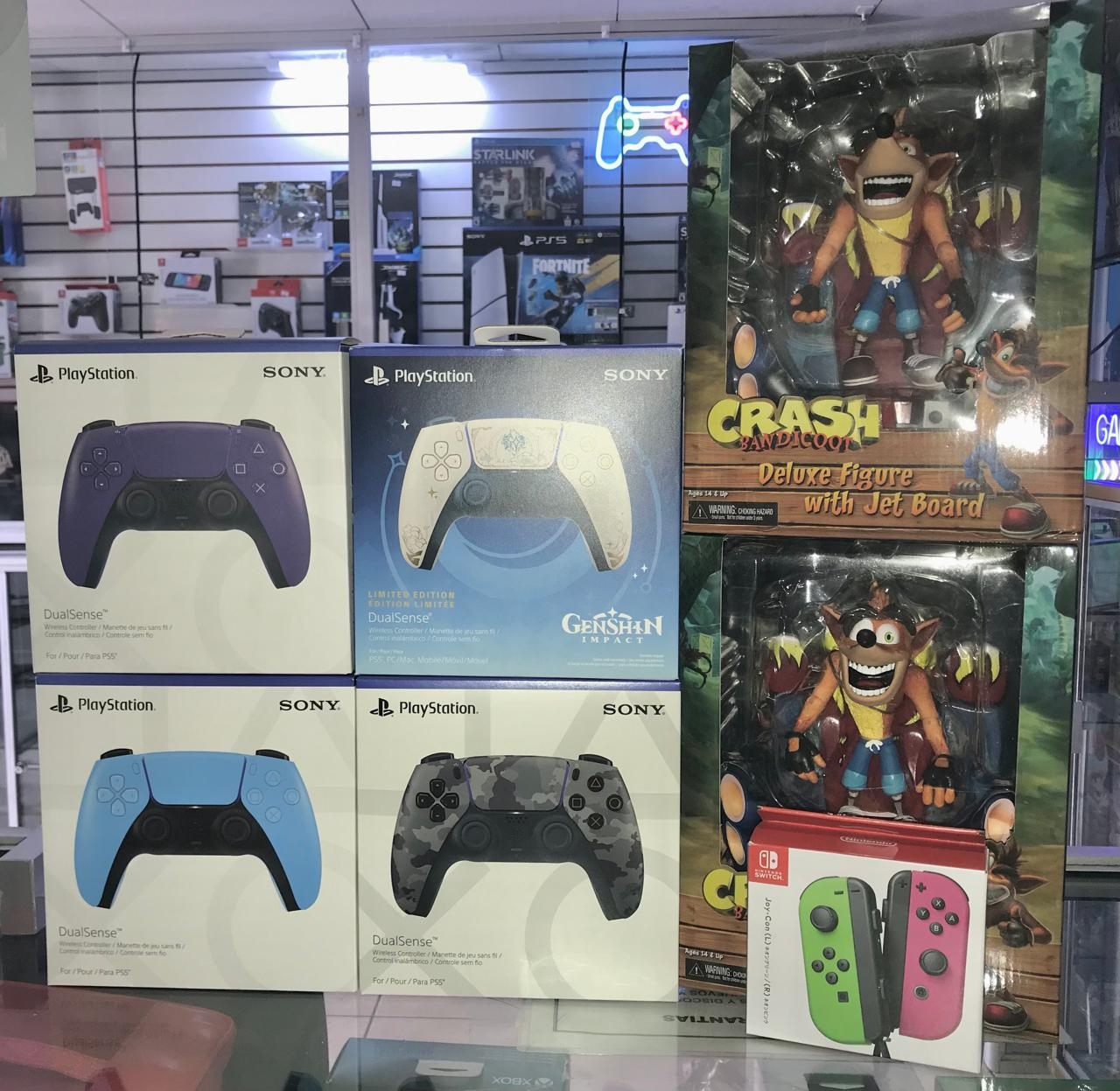 Joy-Con Nintendo Switch — Morado / Naranja