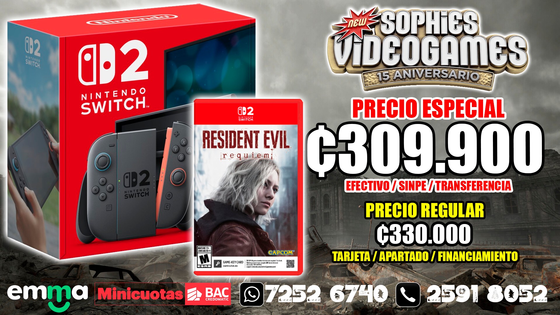 Nintendo Switch 2 + Resident Evil Requiem