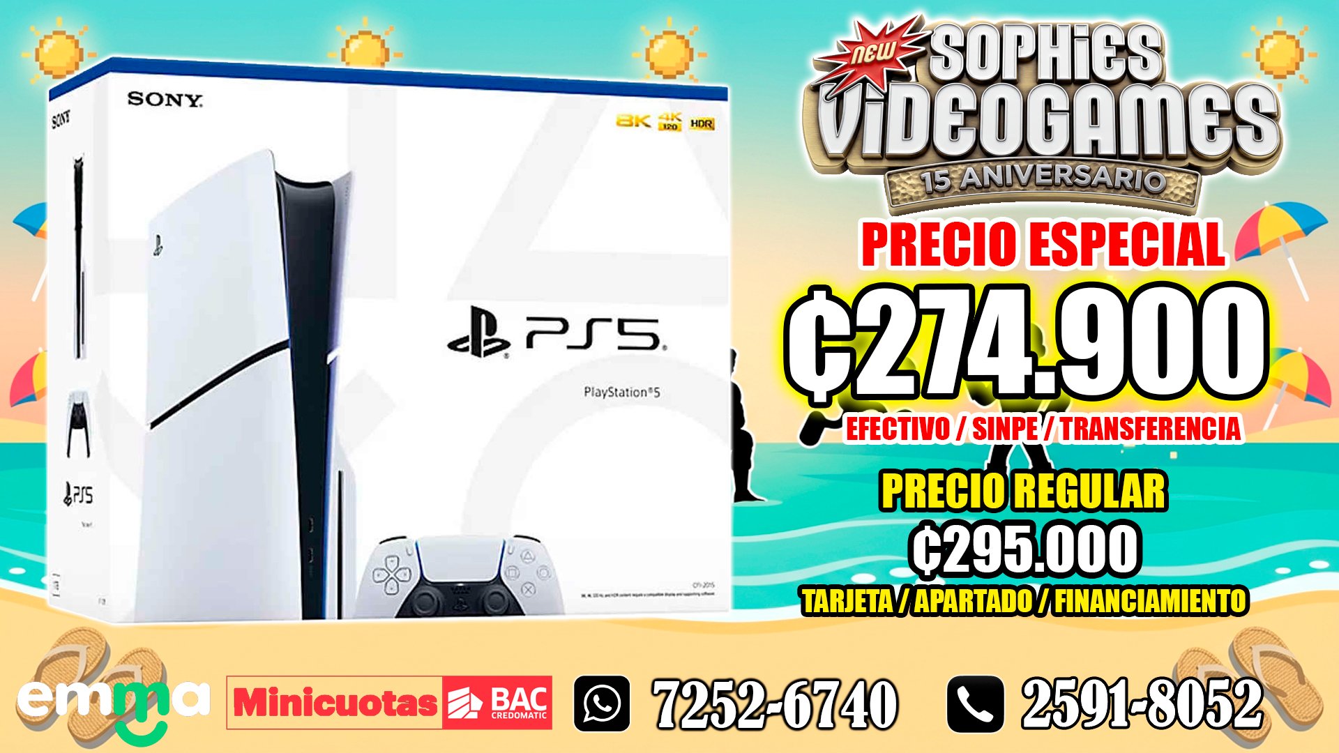 PlayStation 5 Slim con Disco 1TB